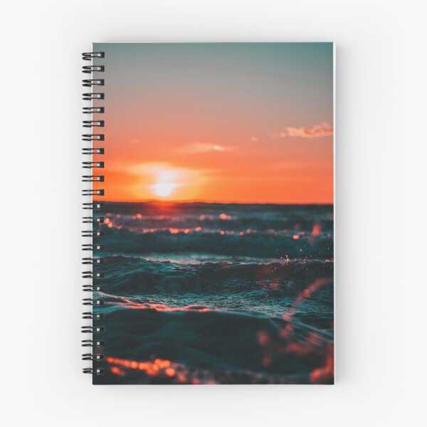 Item preview, Orange sunset & blue ocean designed and sold by DecorWorthy.