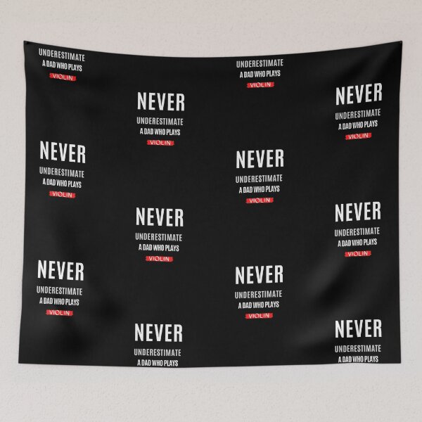 Item preview, Never Underestimate A Dad Who Plays Violin. designed and sold by Aminovak.
