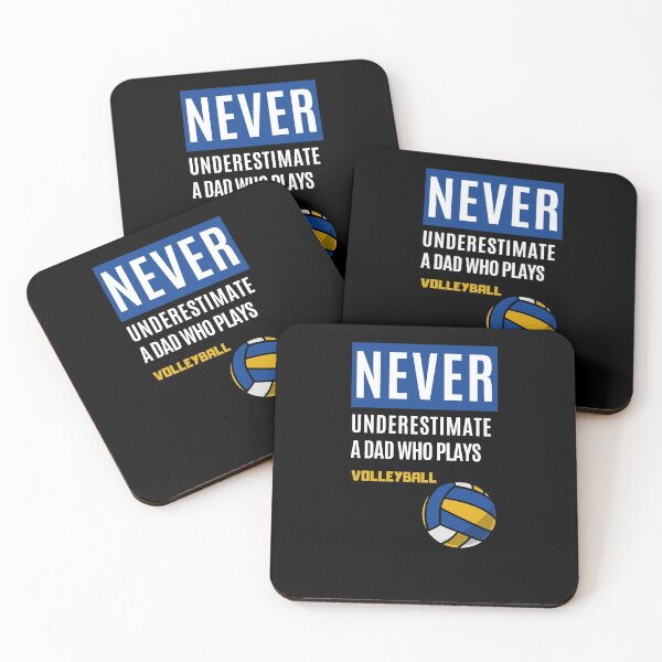 Item preview, Never Underestimate A Dad Who Plays Volleyball. designed and sold by Aminovak.