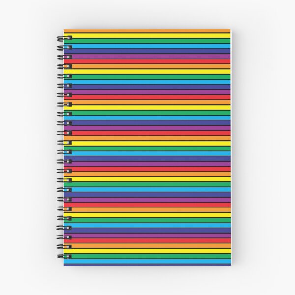 Item preview, Rainbow Stripe on Black designed and sold by PrintStopStudio.