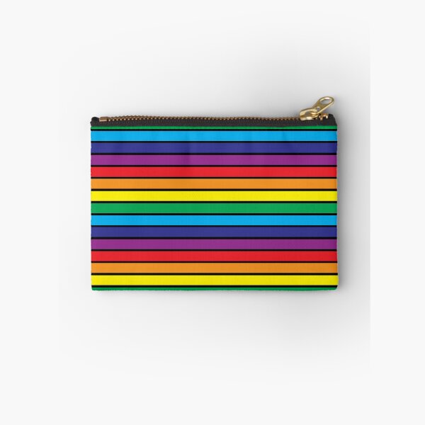 Item preview, Rainbow Stripe on Black designed and sold by PrintStopStudio.