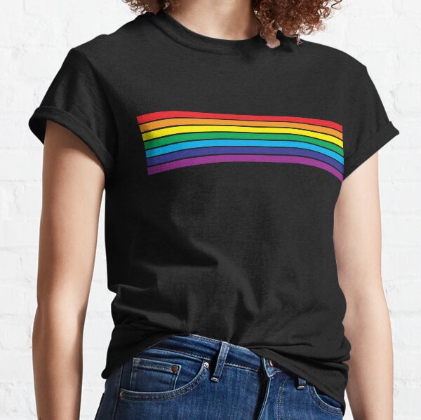 Rainbow Stripe T-Shirts for Sale | Redbubble