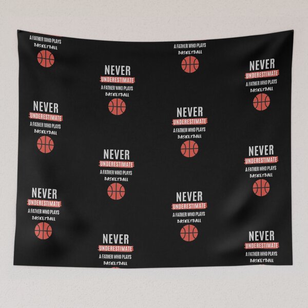 Item preview, Never Underestimate A Father Who Plays Basketball. designed and sold by Aminovak.