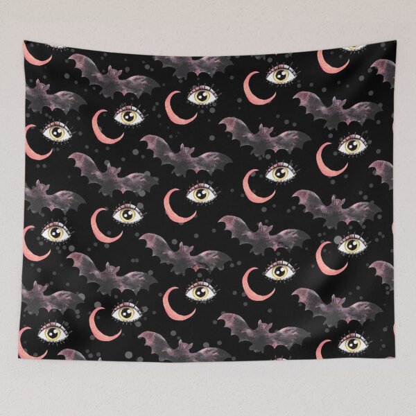 Item preview, halloween bat pattern designed and sold by haroulita.