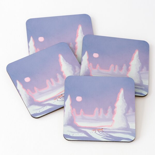 Item preview, A Fox And A Winter Sunrise designed and sold by HeliMontonen.