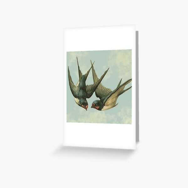 Item preview, Vintage Swallow Pair designed and sold by Veata.