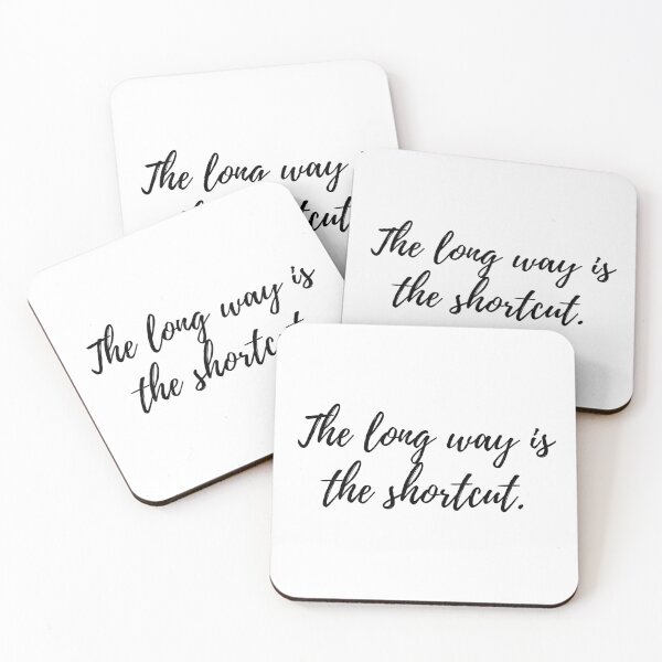 Item preview, The long way is the shortcut designed and sold by EnlightParis.
