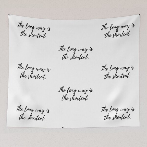 Item preview, The long way is the shortcut designed and sold by EnlightParis.