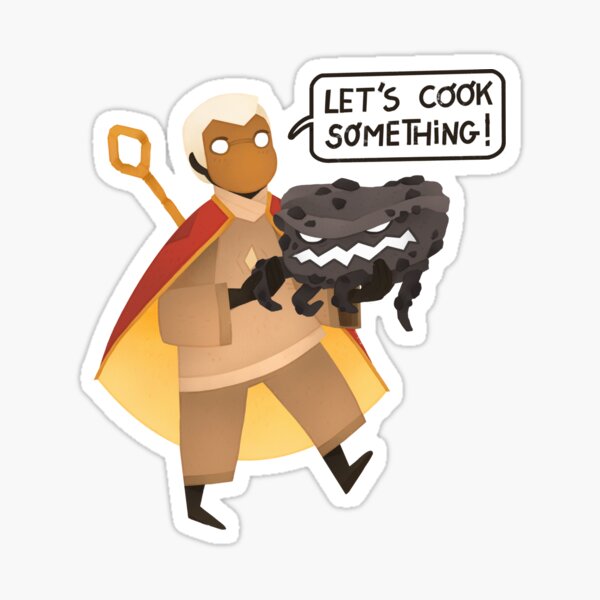 Sky: Crab cooking Sticker