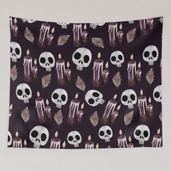 Item preview, candle skull designed and sold by haroulita.