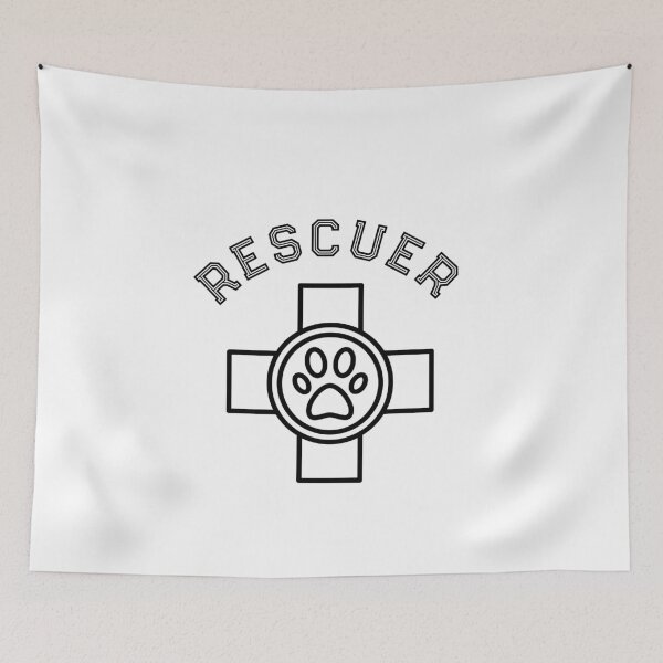 Item preview, Animal Rescuer Cat Dog rescue animal lover gift pet designed and sold by cre8iven8ive.