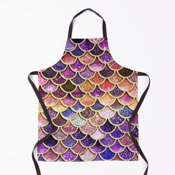 Item preview, Autumnal Pink Sparkle Glitter Mermaid Scales designed and sold by UtArt.