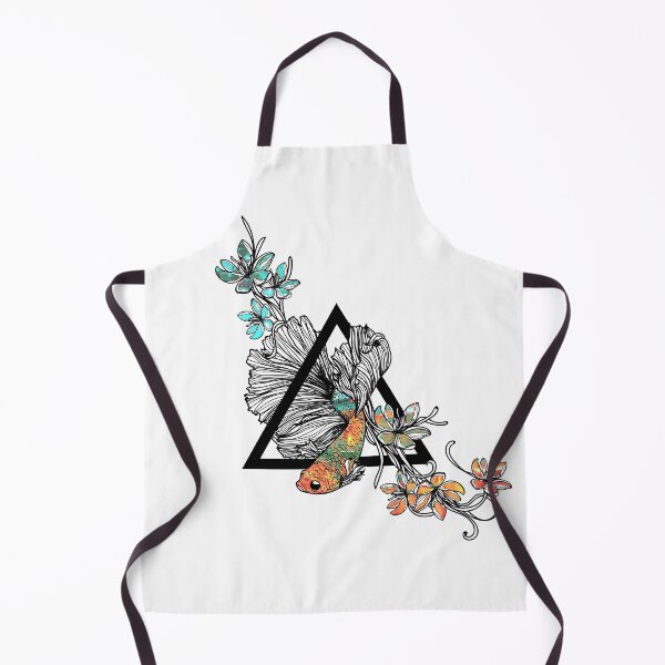 Item preview, Siamese Fighting Fish - Floral Graphic designed and sold by S-H-Designs.