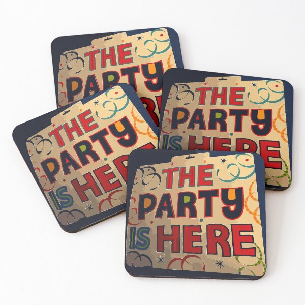Item preview, The party is here designed and sold by greengoodnich.