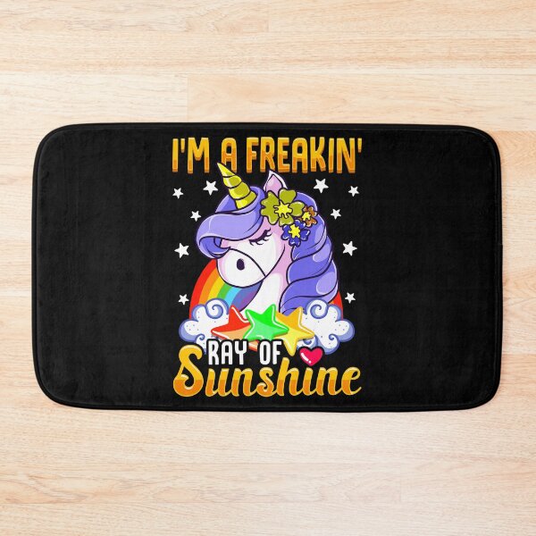Item preview, Sarcastic I'm A Freakin' Ray of Sunshine Unicorn designed and sold by perfectpresents.