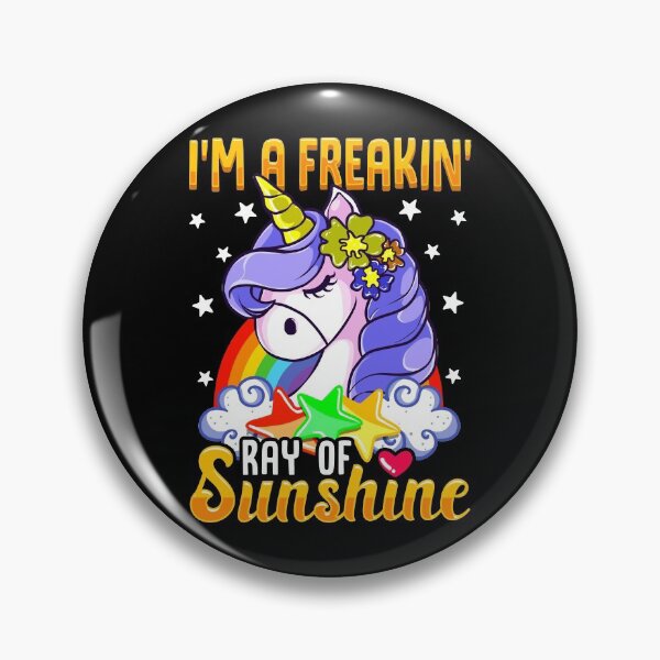 Item preview, Sarcastic I'm A Freakin' Ray of Sunshine Unicorn designed and sold by perfectpresents.