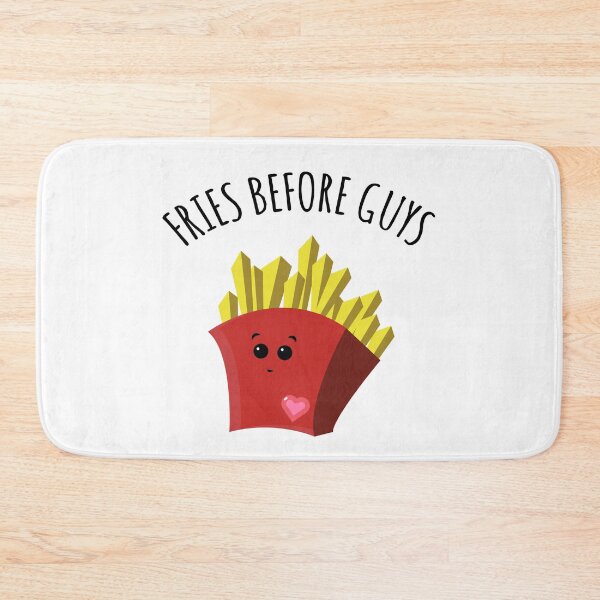 Item preview, Fries Before Guys Funny Design designed and sold by Blackpuzzle.