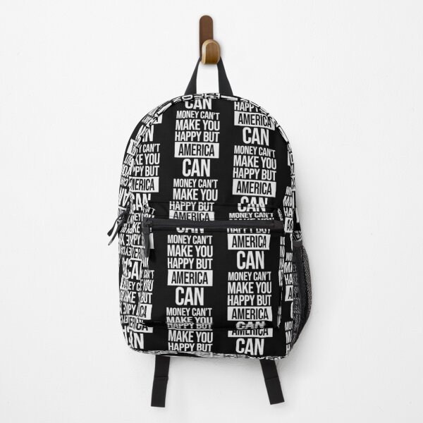 America Name - Money Can't Make You Happy But America Can Gift For America Backpack
