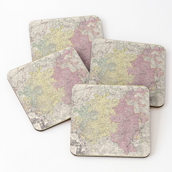 Item preview, Vintage Luxembourg Map (1730) designed and sold by BravuraMedia.