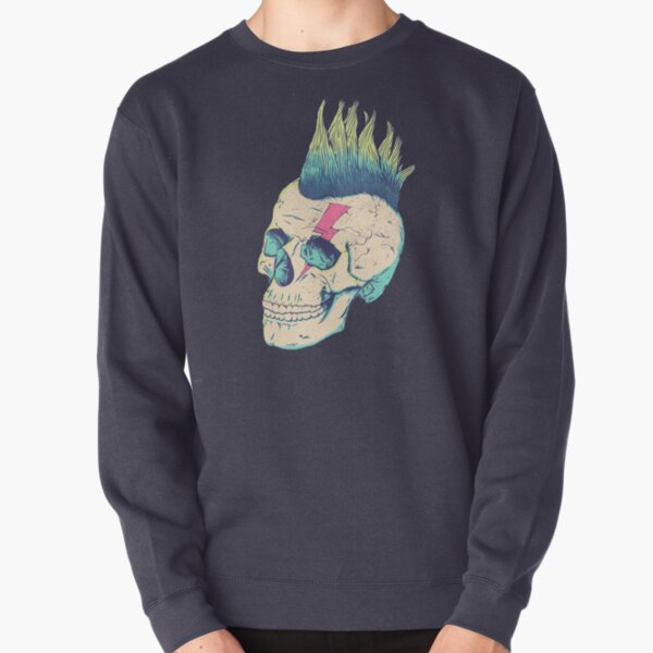 Skull Punk Pullover Sweatshirt