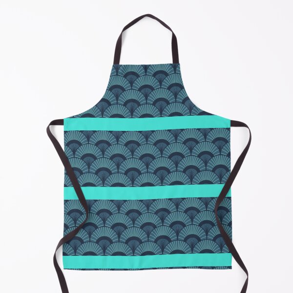 Item preview, Ornate Teal Fan Design in Teal and Aqua designed and sold by cgroenewald.