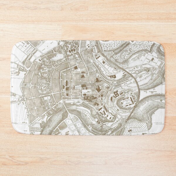 Item preview, Vintage Luxembourg City Map (1907) designed and sold by BravuraMedia.