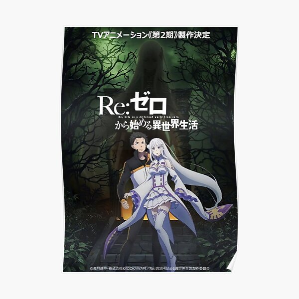 Re Zero Posters Redbubble