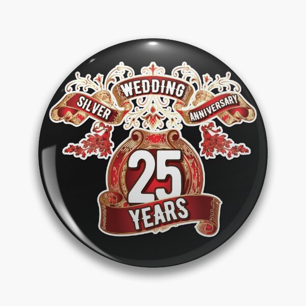 Item preview, silver wedding anniversary design designed and sold by Cutebutfunny.