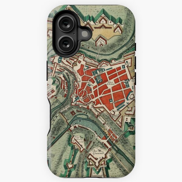 Item preview, Vintage Map of Luxembourg City (1744) designed and sold by BravuraMedia.