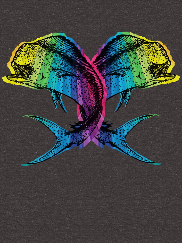 "Rainbow Mahi Mahi" Tshirt for Sale by pjwuebker Redbubble mahi mahi tshirts dolphin