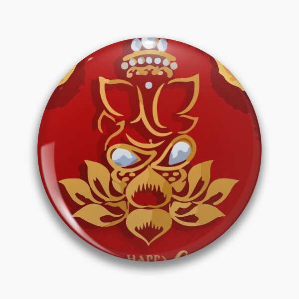 Item preview, Festival ganesh chaturthi with golden designed and sold by ZenLifeShop.