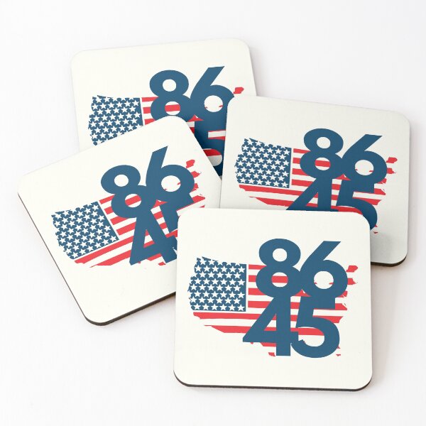 Item preview, 86 45 impeach and remove Trump designed and sold by Combistudios.