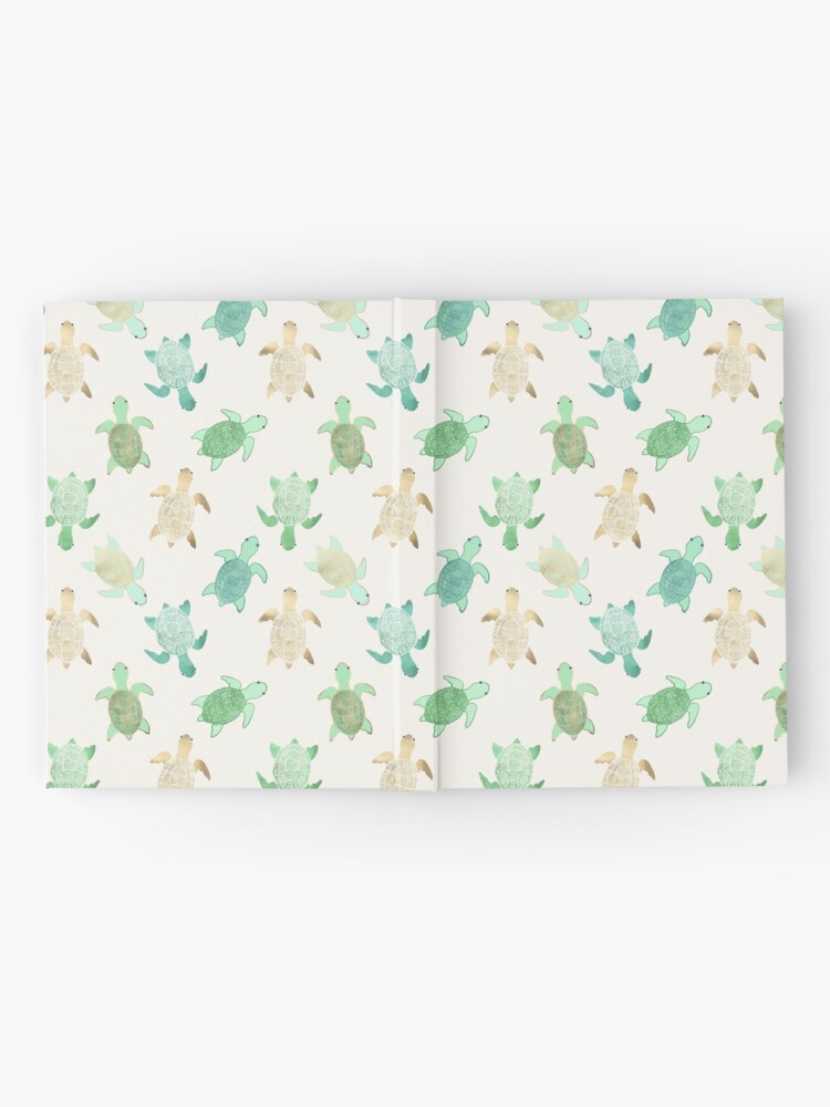 Alternate view of Gilded Jade & Mint Turtles Hardcover Journal