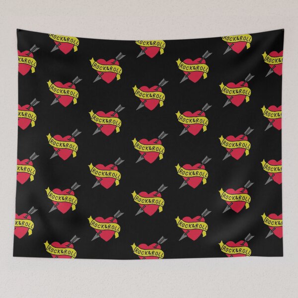 Item preview, rock n roll heart designed and sold by CorbinB3.
