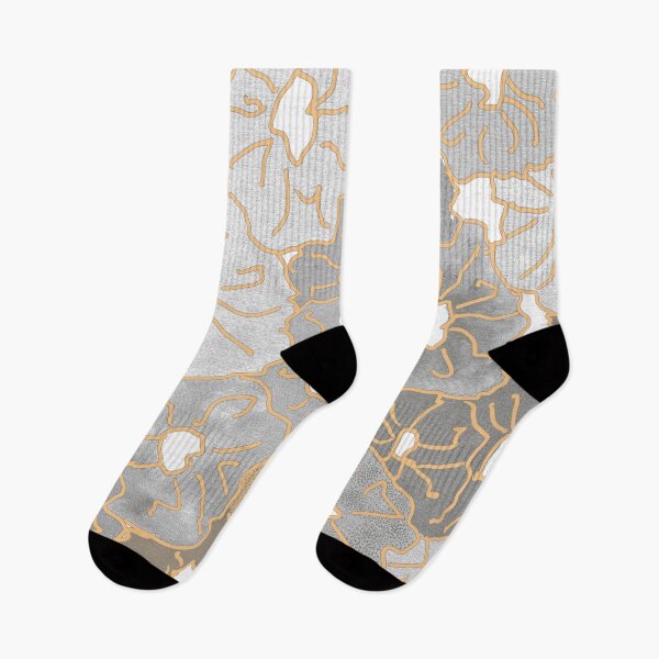 Item preview, Grey and Gold Flower design designed and sold by janeynic.