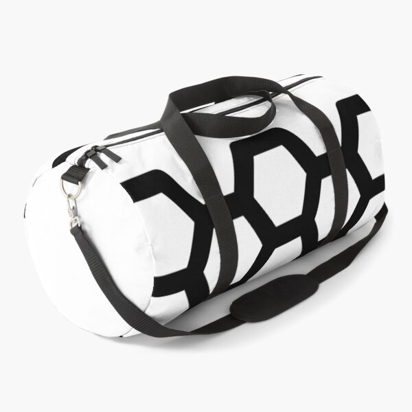Item preview, Black and White Hexagonal Print designed and sold by cgroenewald.