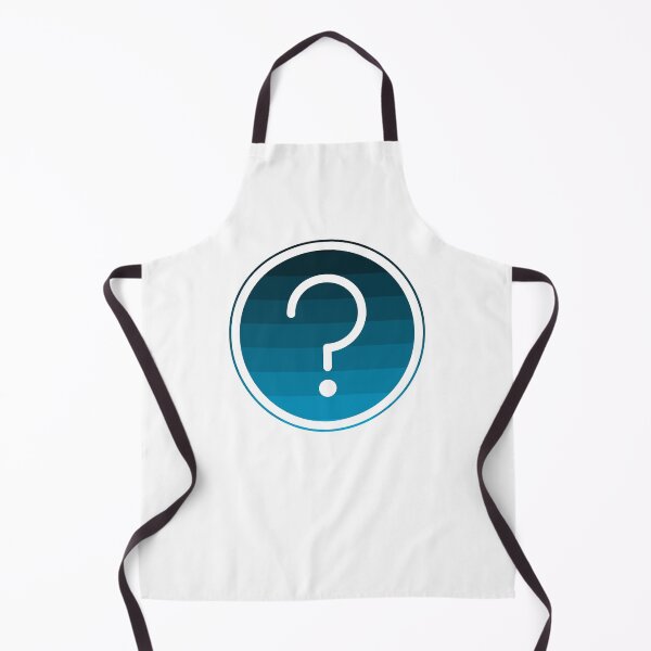 Item preview, Question Mark in Teal Circle with Gradient Print designed and sold by cgroenewald.