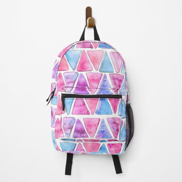 Item preview, Bubble Gum Watercolor Triangles designed and sold by TigaTiga.