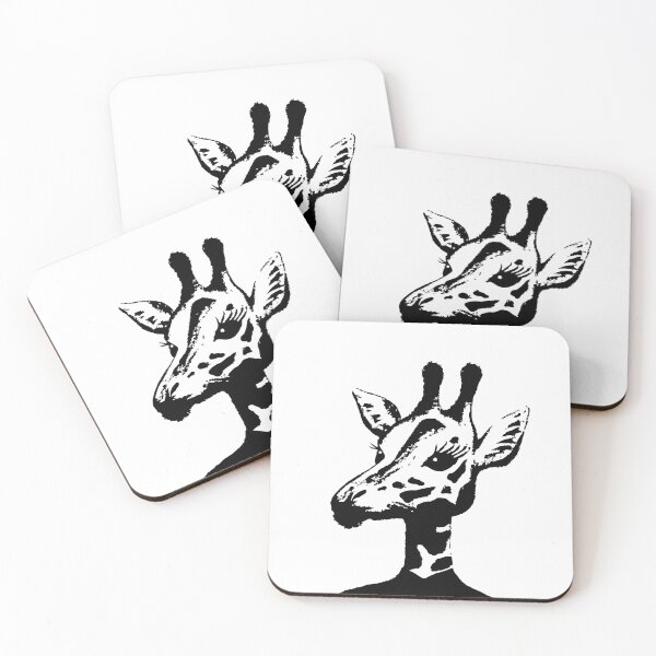 Item preview, Giraffe B&W designed and sold by TinyTreeHugger.