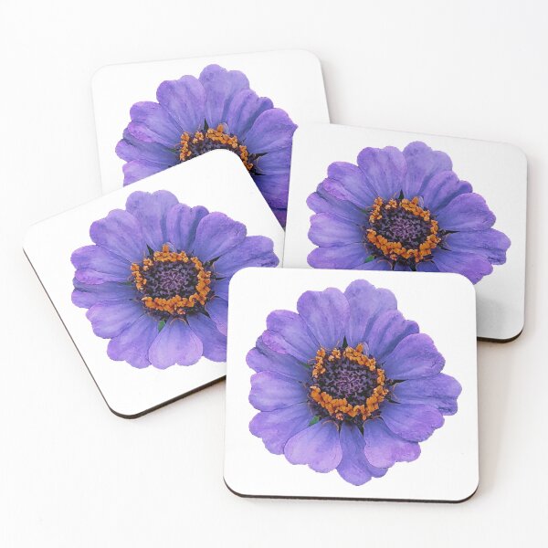 Item preview, Zinnia Elegans Purple Flower Common Zinia designed and sold by monica-mirt.