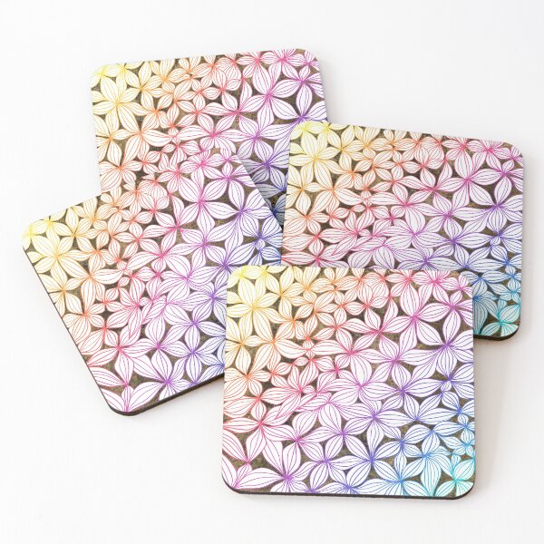 Item preview, Rainbow flowers designed and sold by murphy3art.