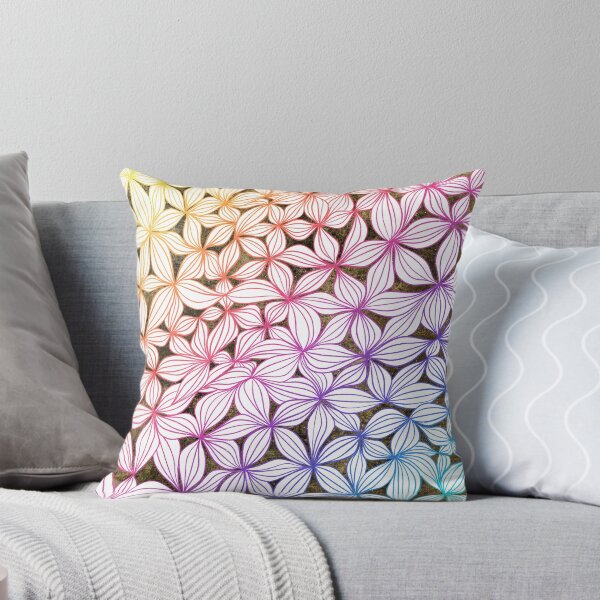 Item preview, Rainbow flowers designed and sold by murphy3art.