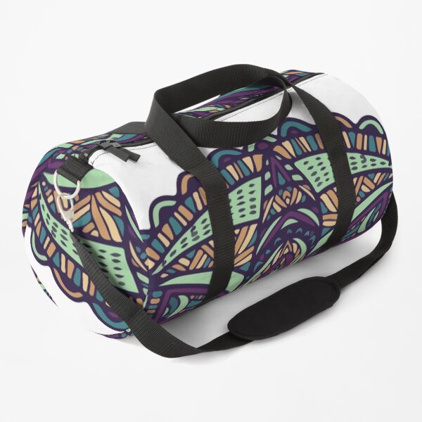 Mandala for print ornament tribal Duffle Bag