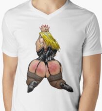 BBW Spanked Men's V-Neck T-Shirt