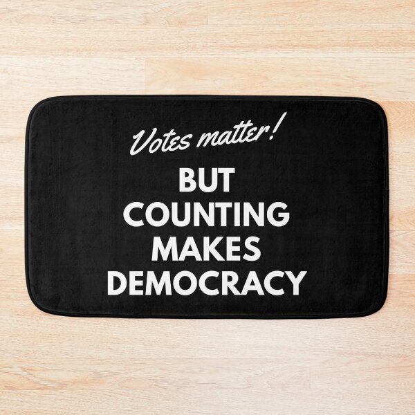 Item preview, Votes Matter! But Counting Makes Democracy For Trump Resistant designed and sold by mcshirtface.