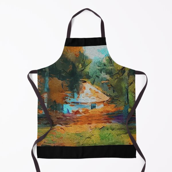 Item preview, Ethnic hut in the woods. designed and sold by floraaplus.