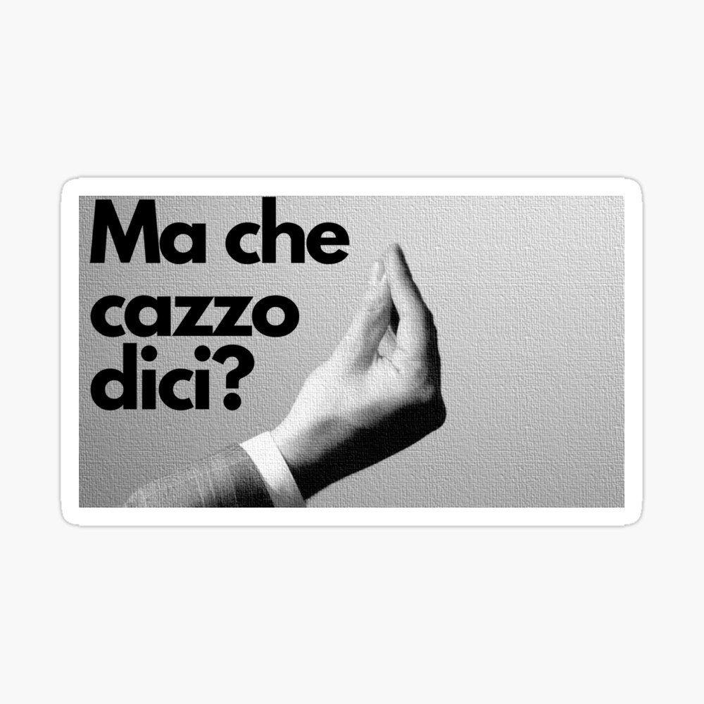 Ma che cazzo dici? | Art Board Print