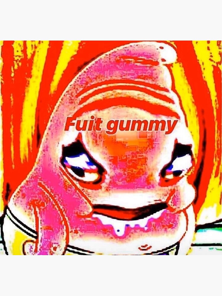 "Patrick Fruit Gummy Meme" Sticker for Sale by Kravenb Redbubble