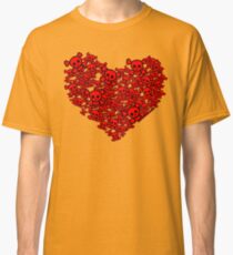 Cute Emo Skull Heart Classic T-Shirt