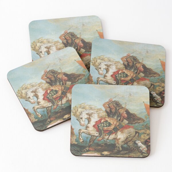 Item preview, Attila and his Hordes Overrun Italy by Eugene Delacroix designed and sold by VikingRunes.